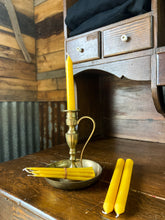 Load image into Gallery viewer, 100% Beeswax Taper Candles